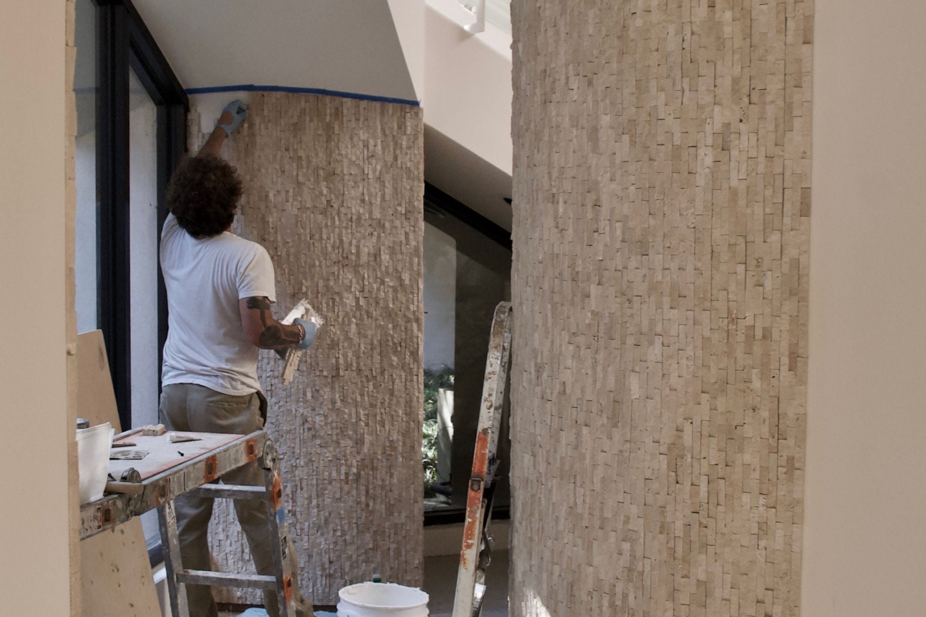 Glen Springs Road atrium transformation by Donald Callahan Bryan in Pasadena